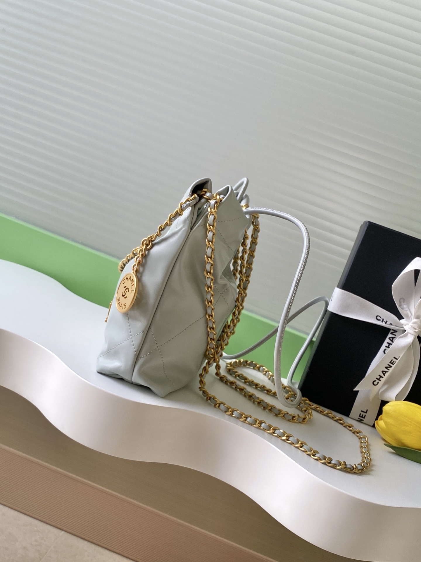 Chanel Light gray mini crossbody everyday