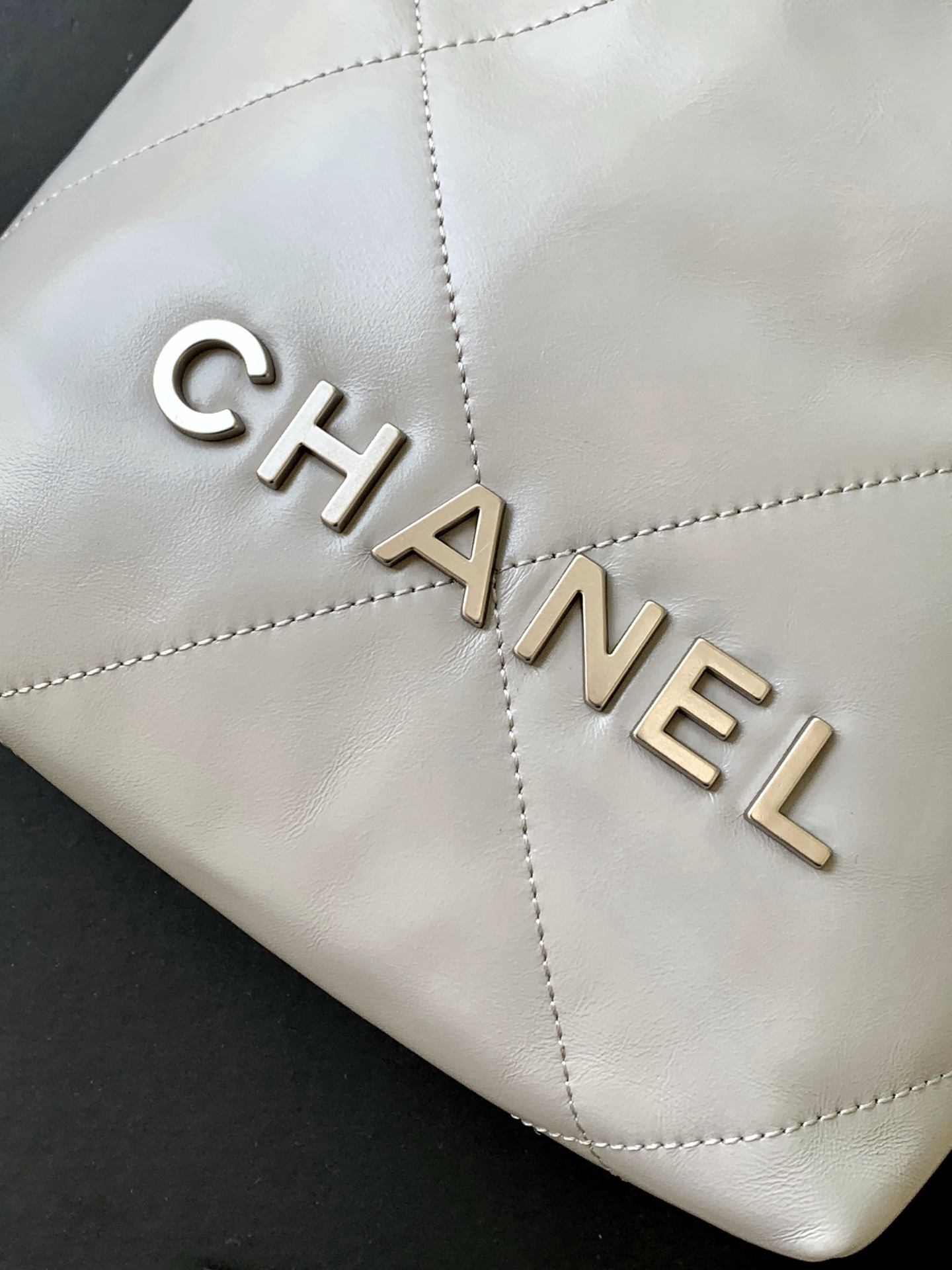 Chanel Light gray mini shoulder everyday