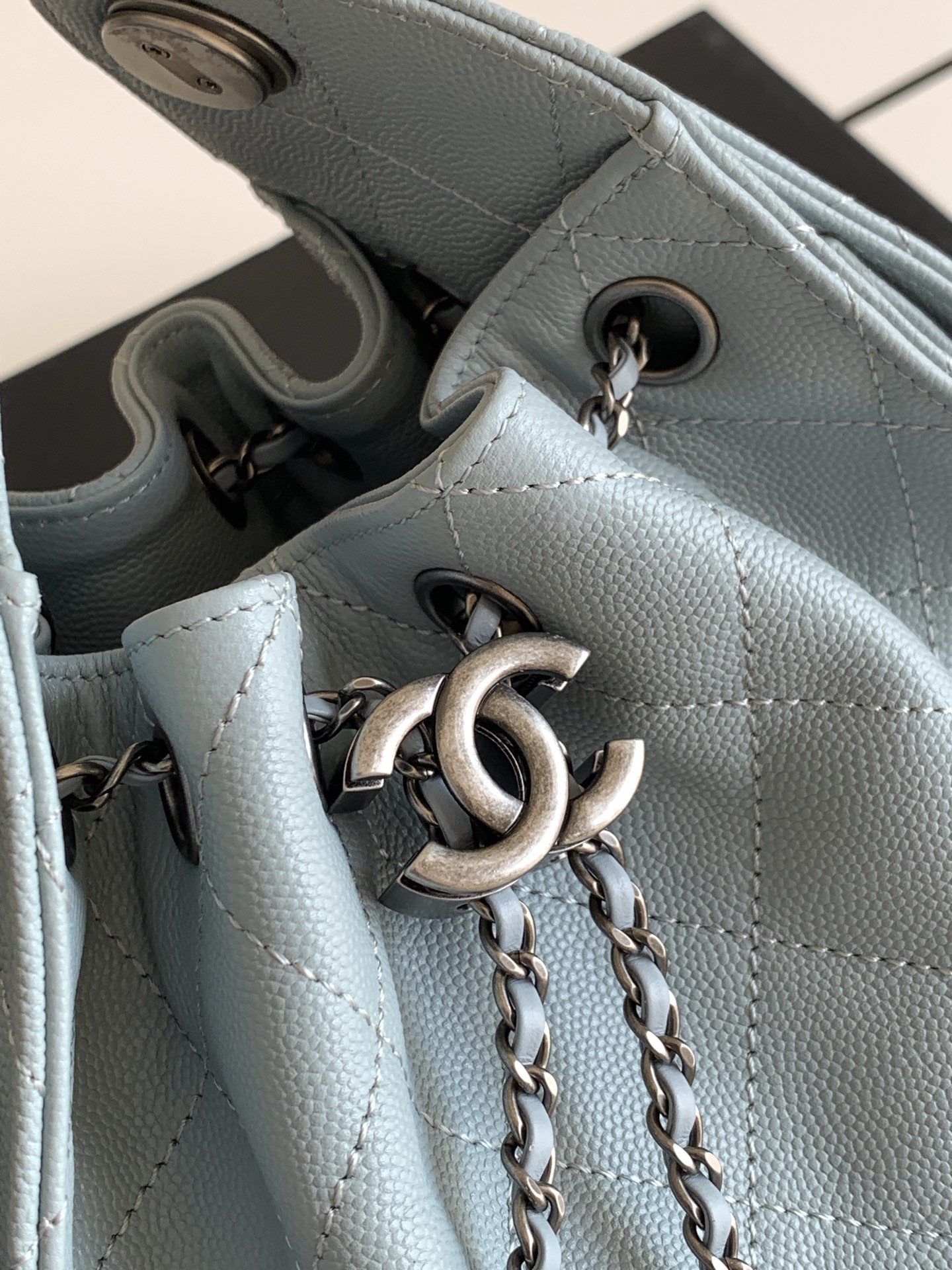 Chanel Light blue shoulder everyday