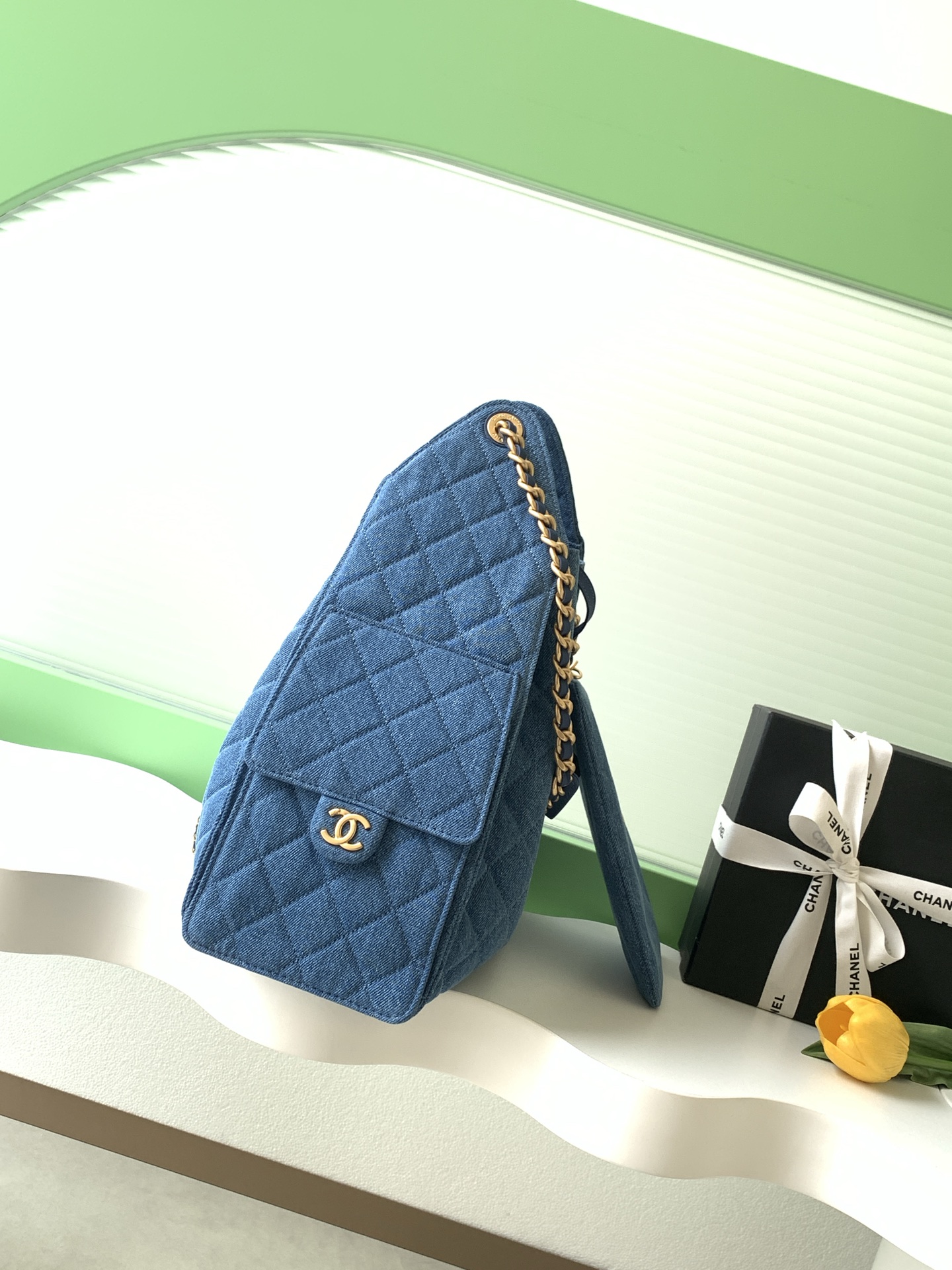 Chanel Style Leather Hobo Bag Lookbook Reference image 2