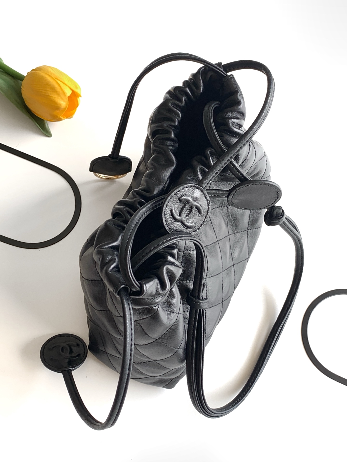 Chanel Style Leather Crossbody Bag style reference detail image 6 from source 770380