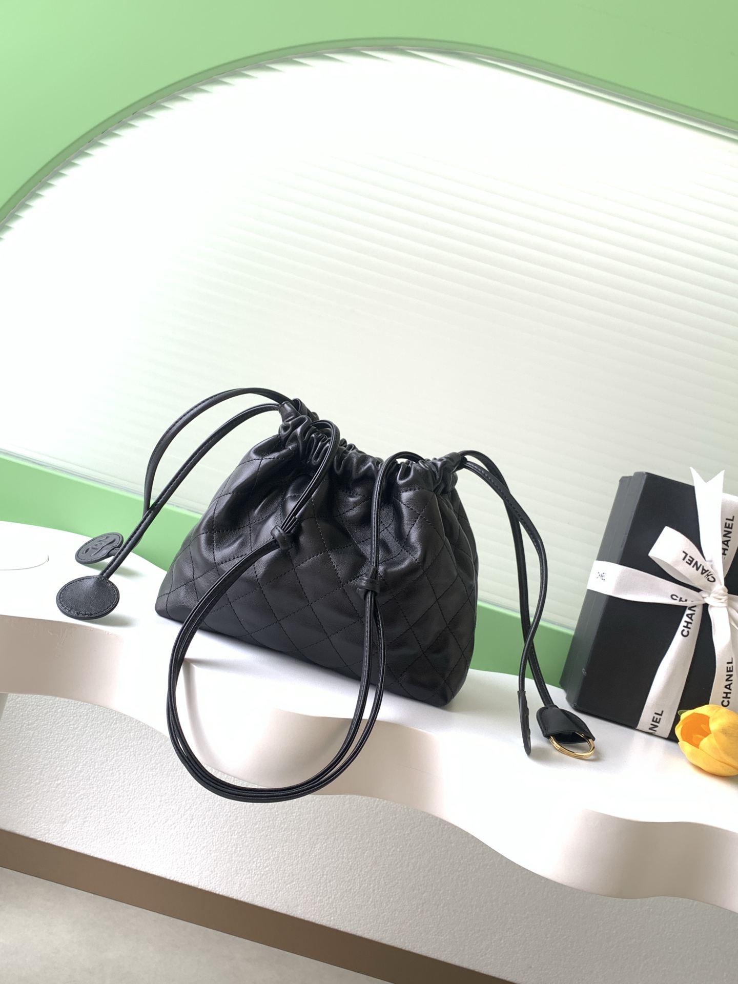 Chanel Style Leather Crossbody Bag style reference detail image 3 from source 770380