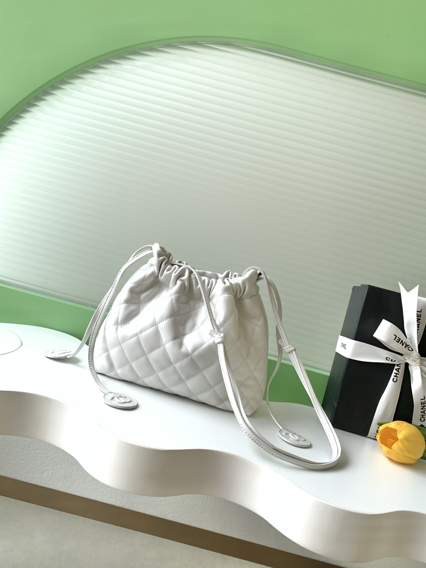 Chanel Style Leather Crossbody Bag style reference detail image 3 from source 770379