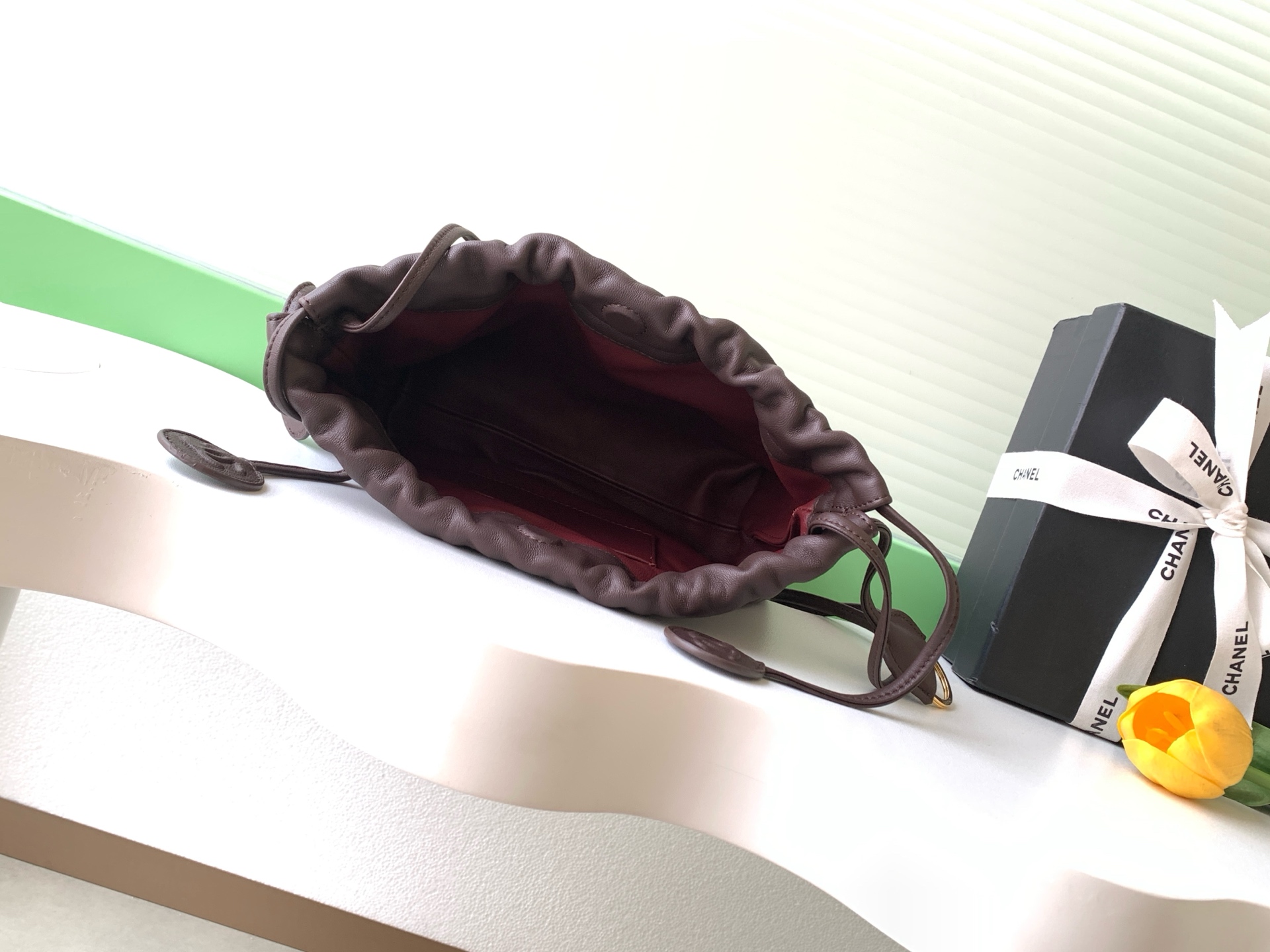 Chanel Style Leather Crossbody Bag style reference detail image 8 from source 770376