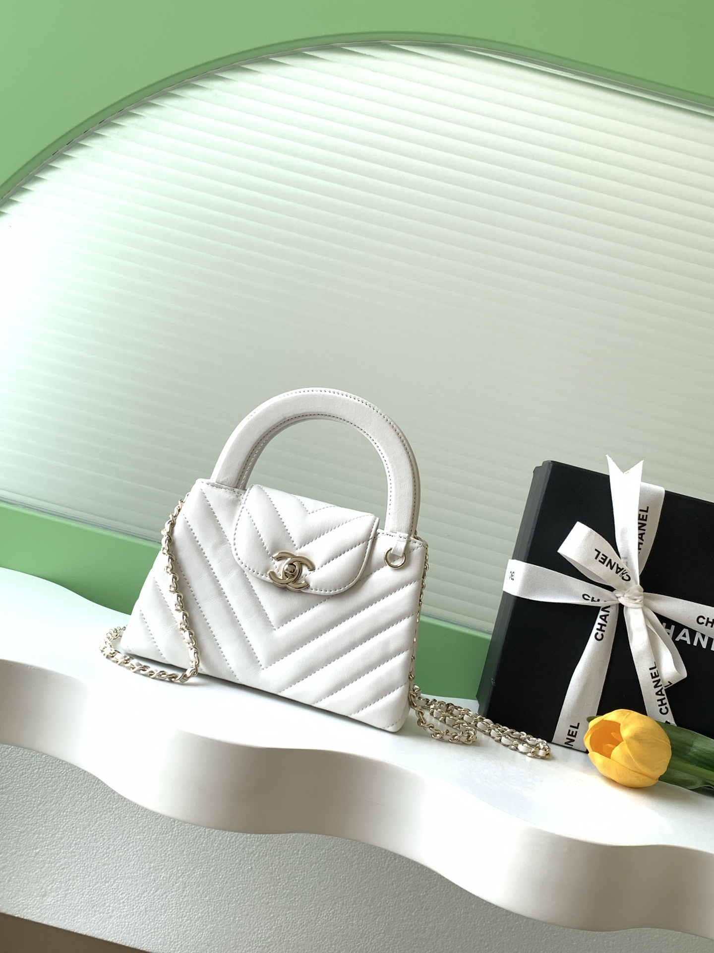 Chanel Style Black Leather Crossbody Bag Lookbook Reference image 1