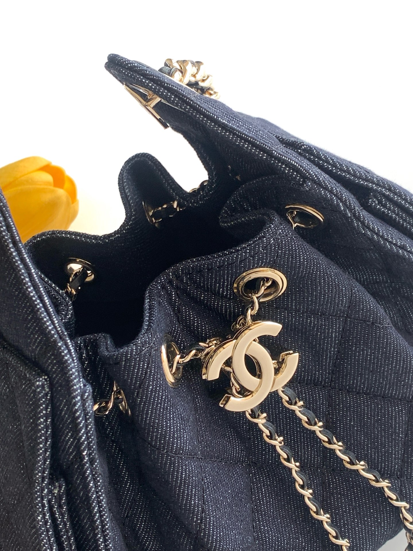 Chanel Style Leather Hobo Bag style reference detail image 5 from source 770391