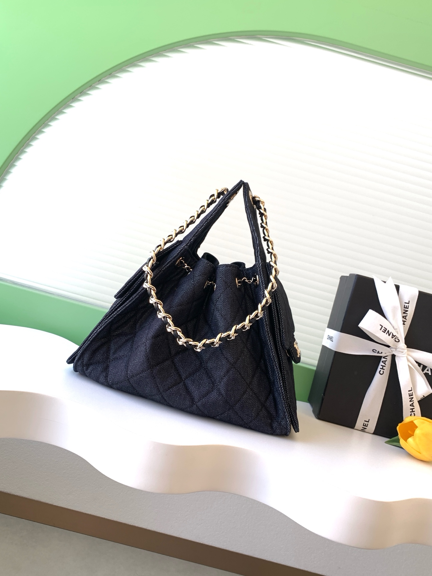 Chanel Style Leather Hobo Bag style reference detail image 3 from source 770392