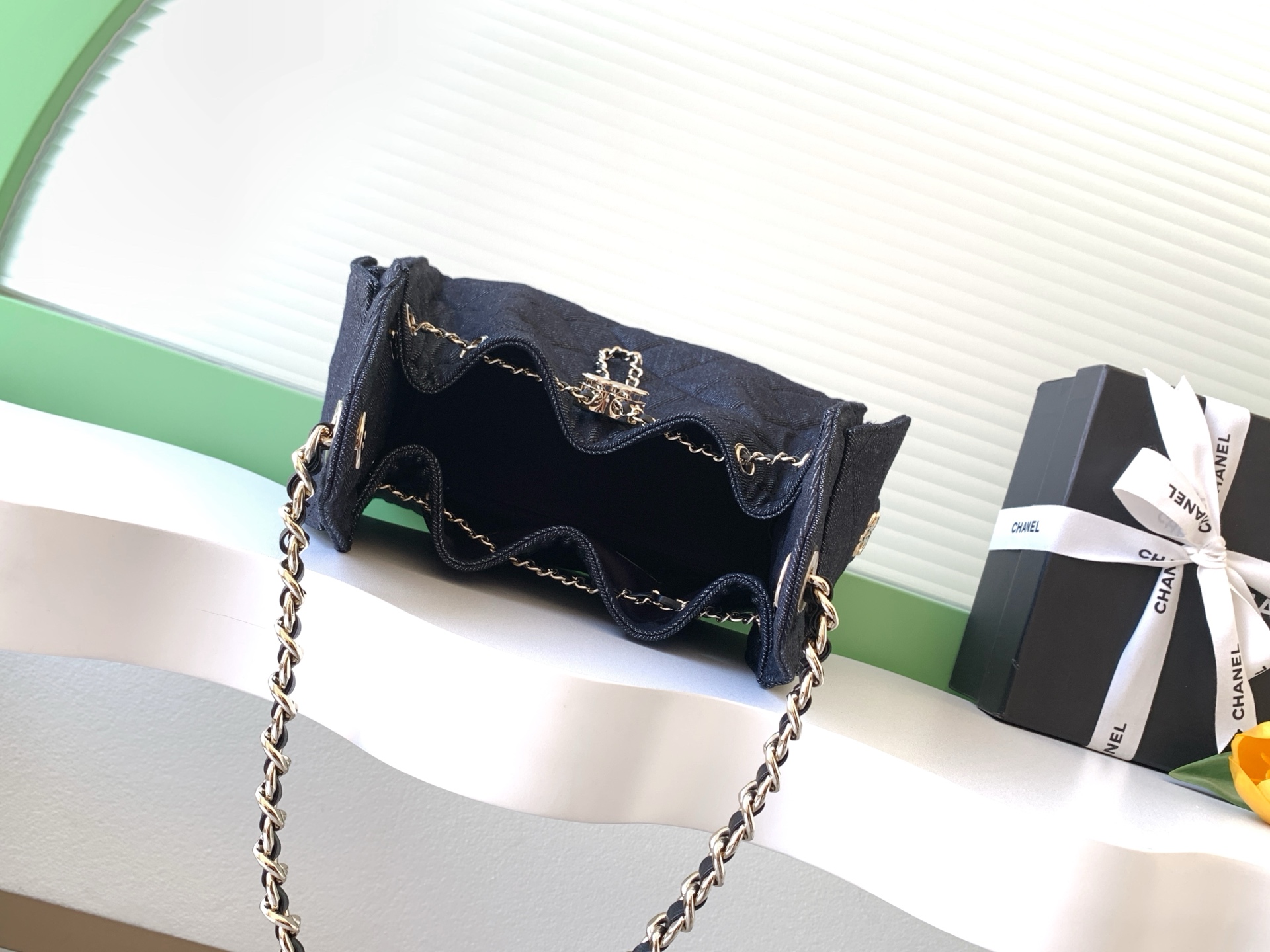 Chanel Style Leather Hobo Bag style reference detail image 8 from source 770392