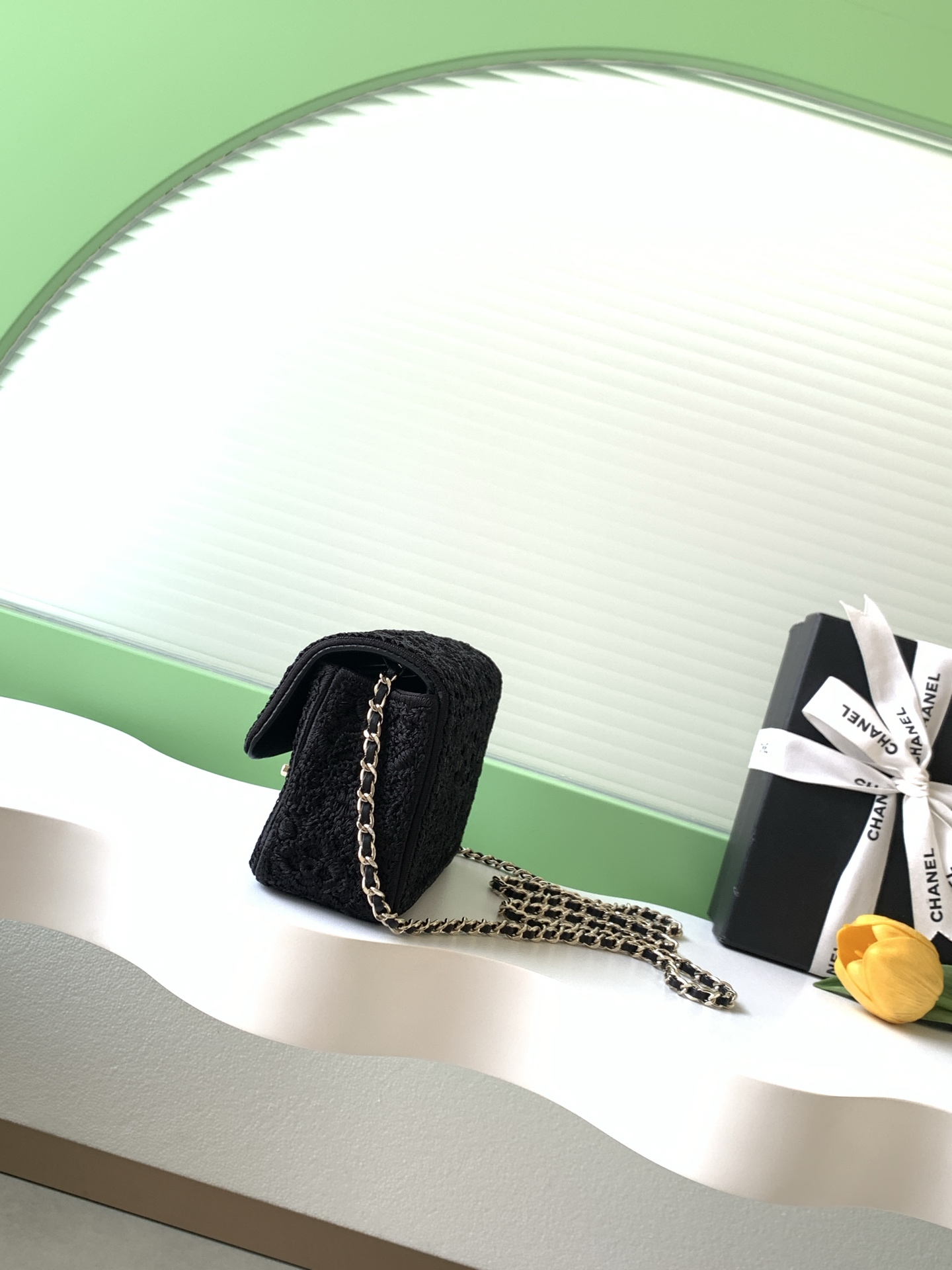 Chanel Style Black Leather Bag Lookbook Reference image 2