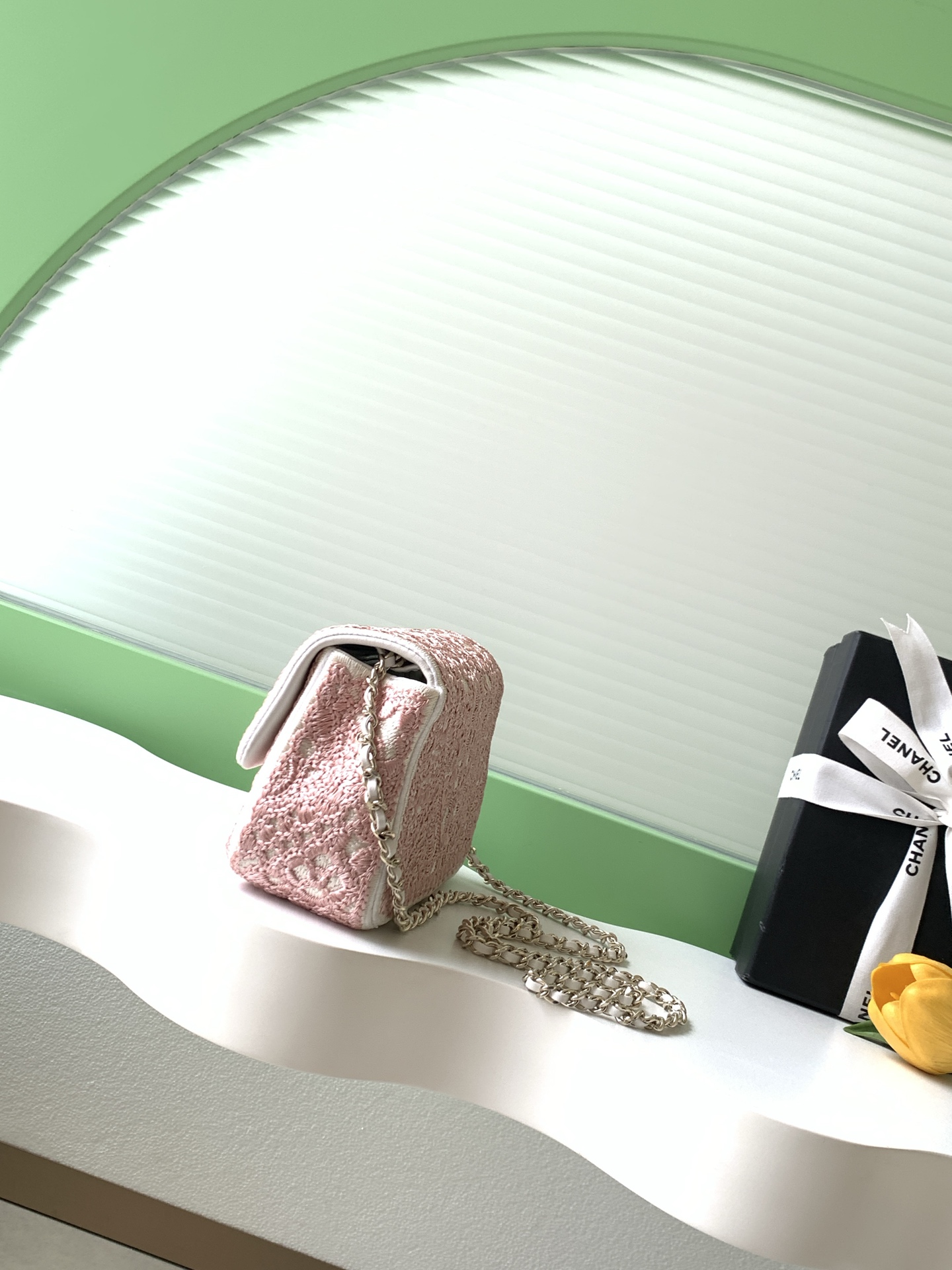 Chanel Style Pink Leather Bag Lookbook Reference image 2