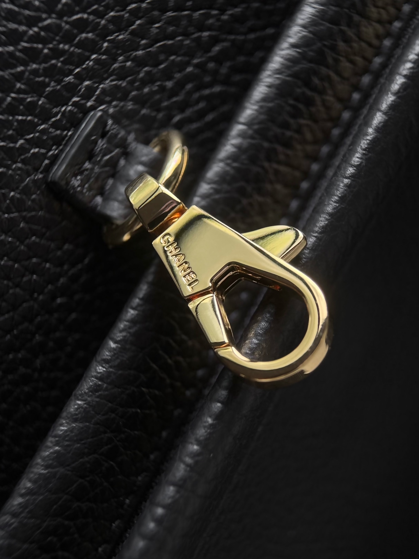CHANEL Quilted Suede & Caviar Leather Shoulder Bag