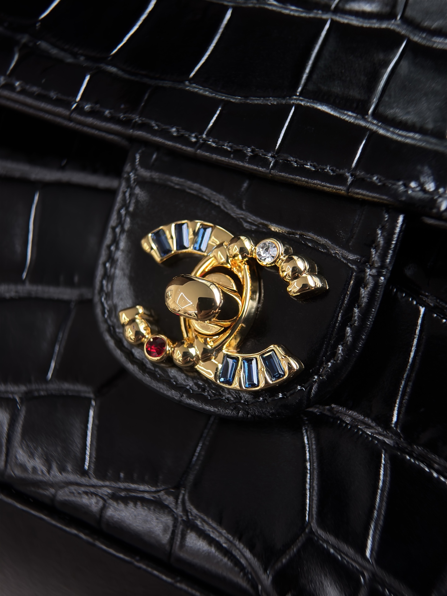 Chanel Rectangular Flap Baguette Bag