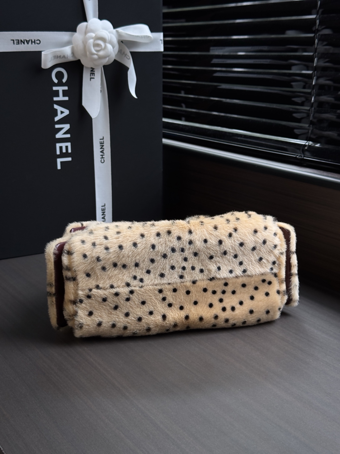 Chanel Croc Embossed Flap Baguette Bag