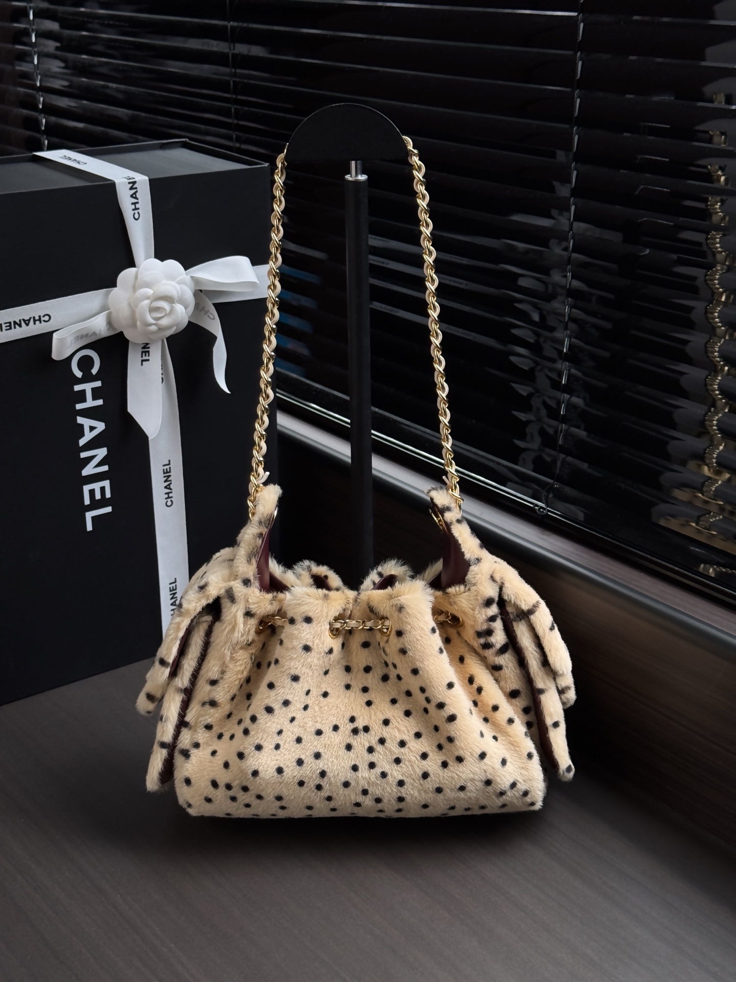 Chanel Croc Embossed Flap Baguette Bag
