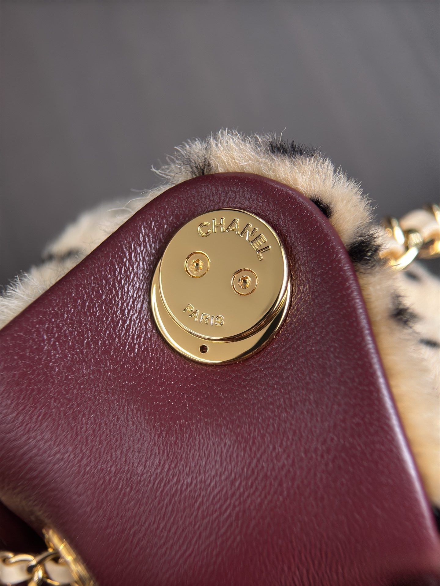 Chanel Croc Embossed Flap Baguette Bag