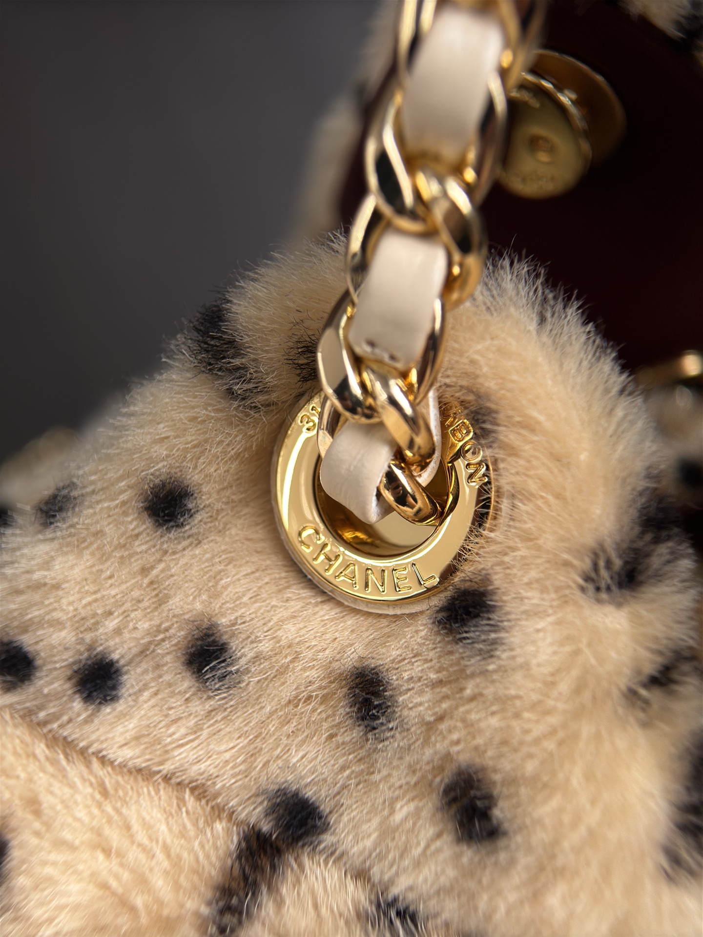 Chanel Croc Embossed Flap Baguette Bag