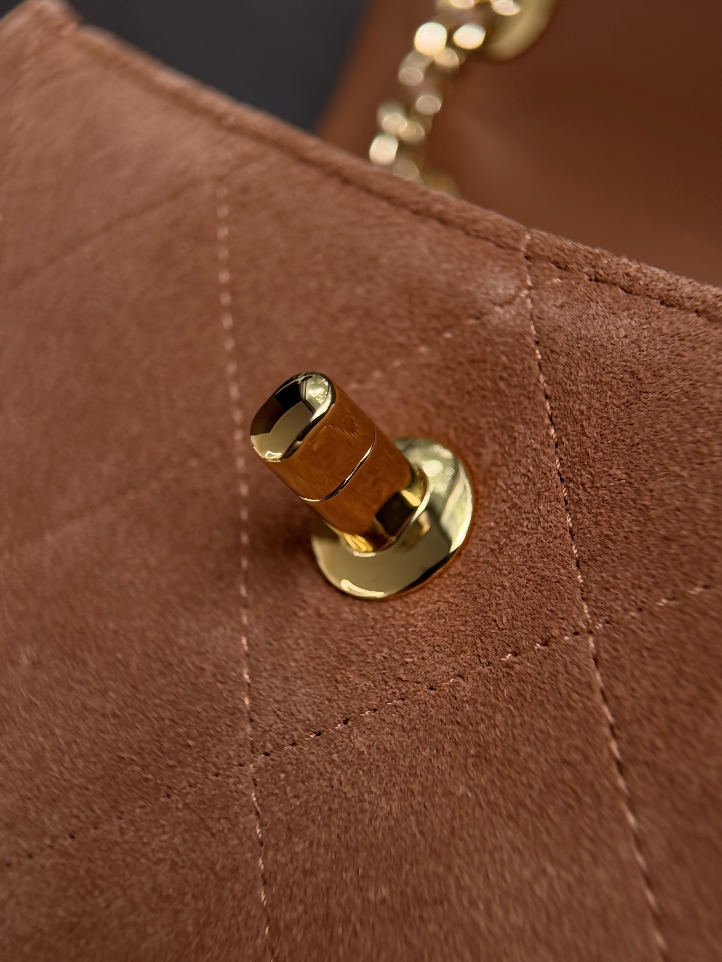 Chanel Suede Flap Shoulder Bag