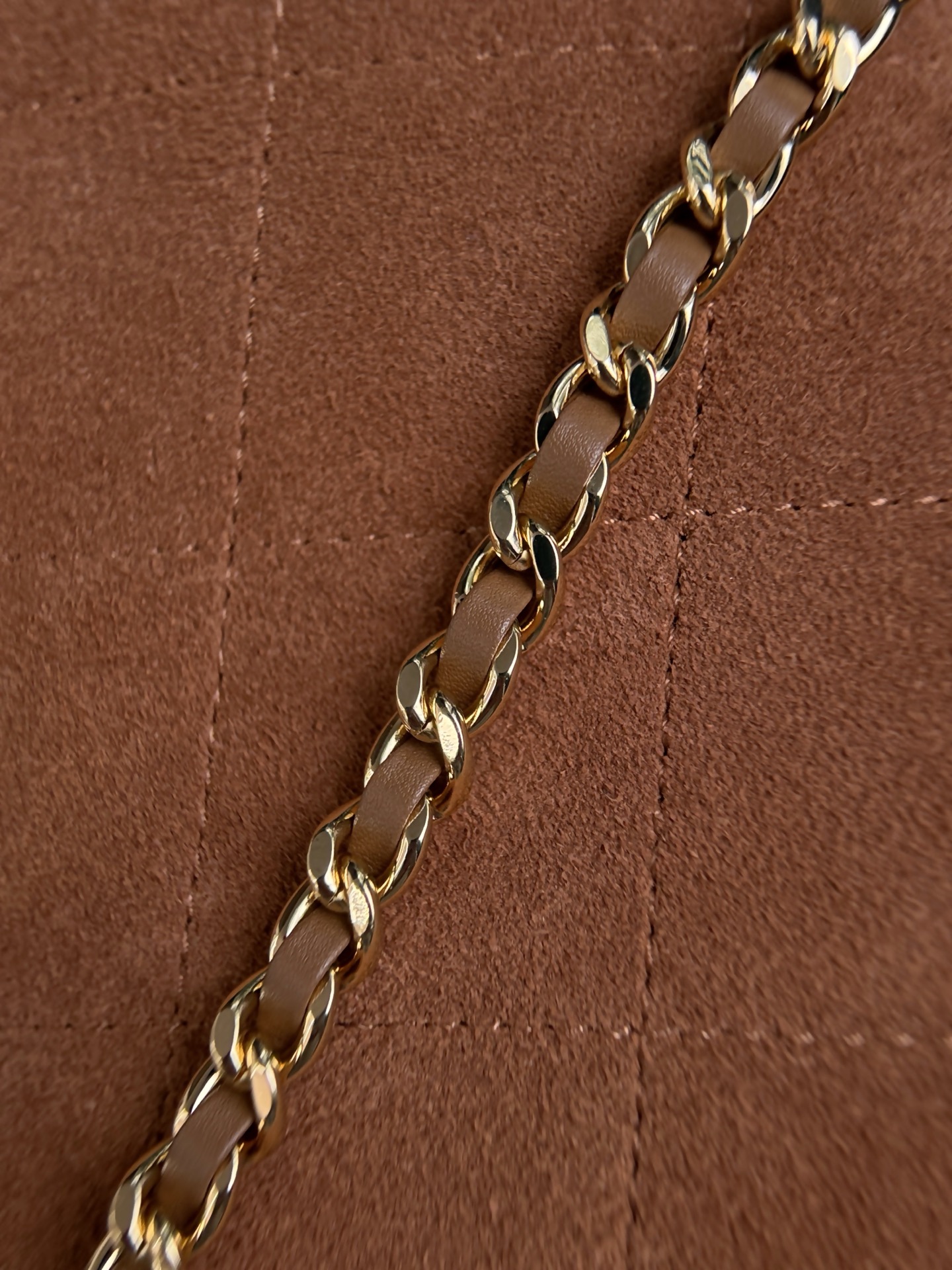 Chanel Suede Flap Shoulder Bag