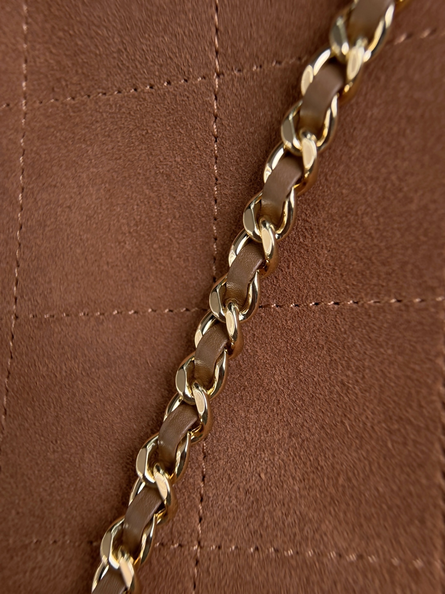 Chanel Suede Flap Shoulder Bag