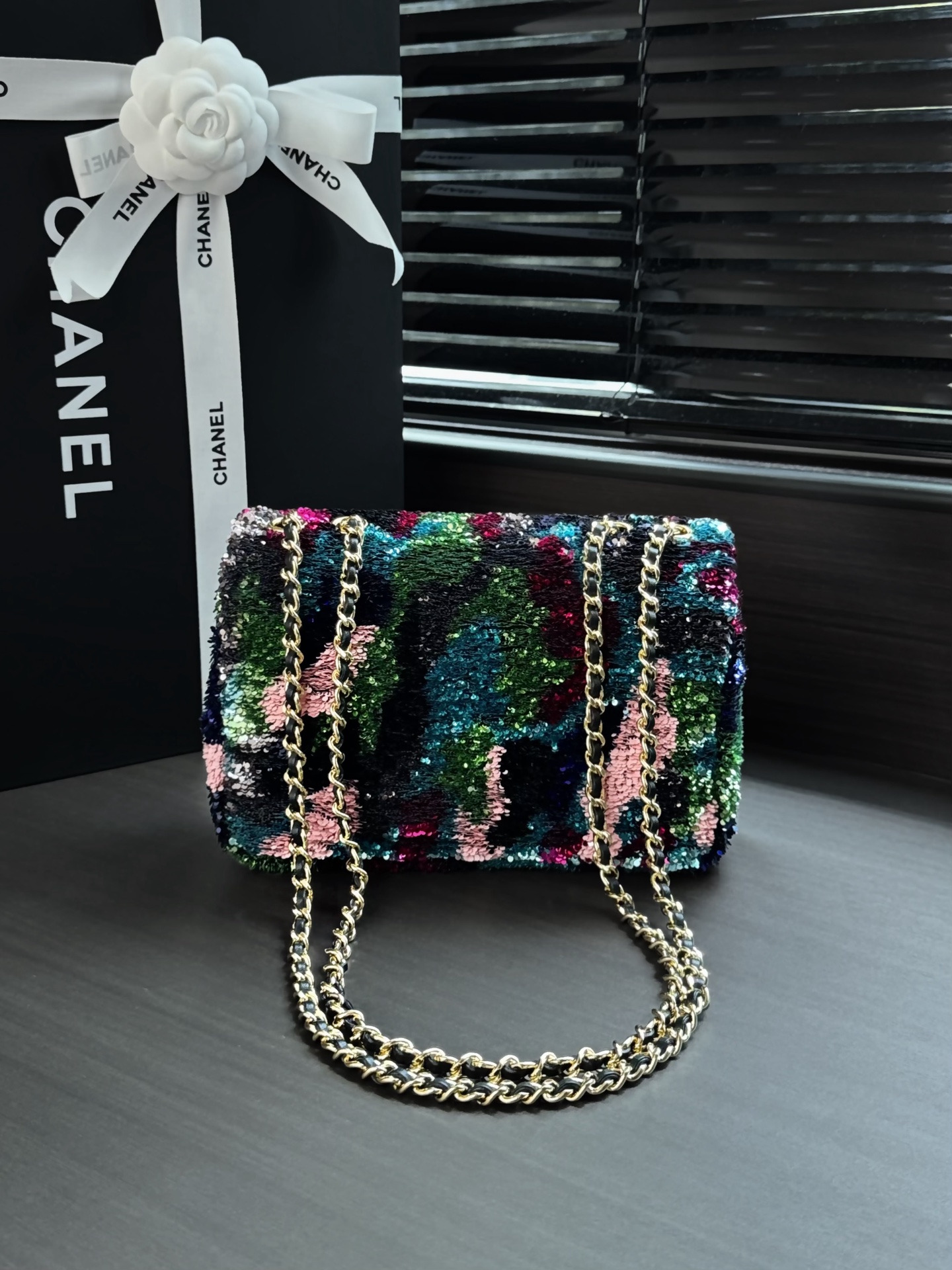 Chanel Sequin Flap Bag