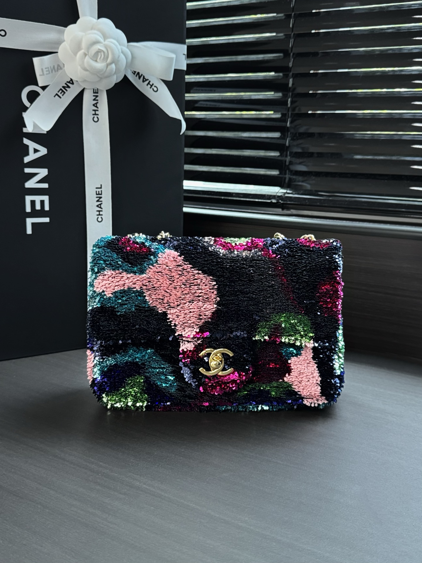 Chanel Sequin Flap Bag