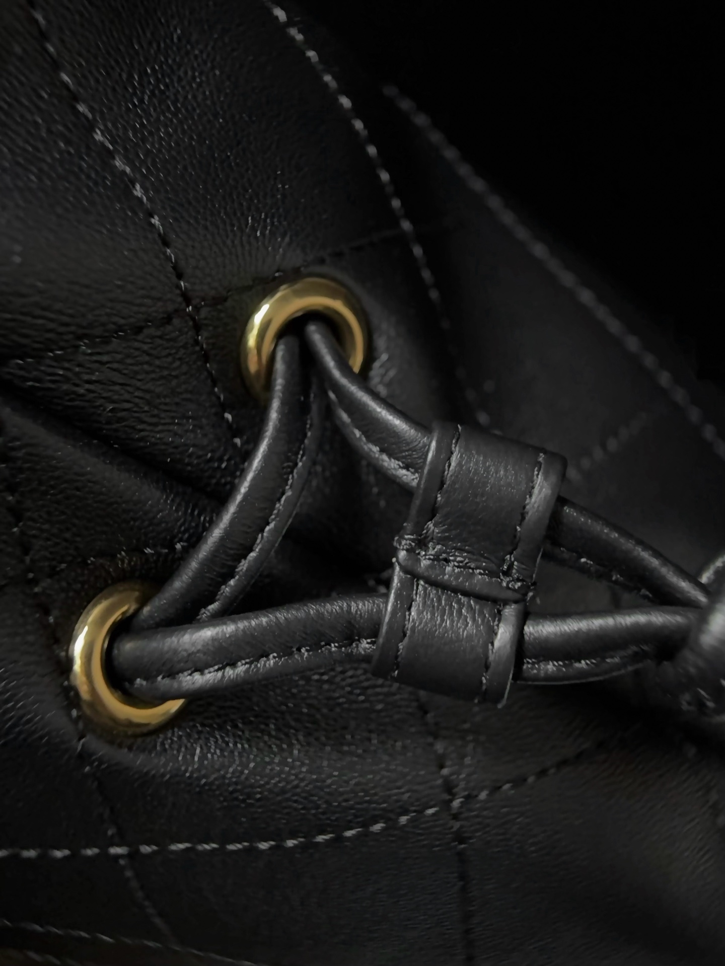 Chanel Black Quilted Chain Tote Bag