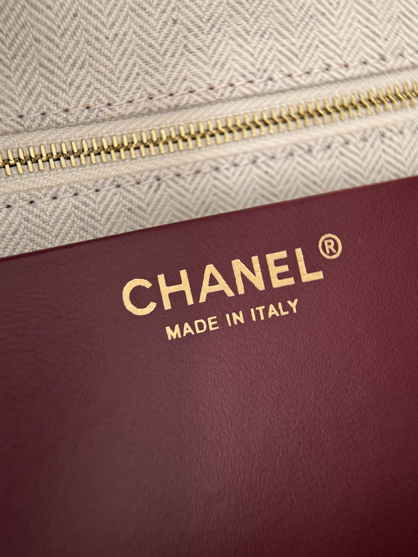Chanel Brown Quilted CC Logo Tote Bag