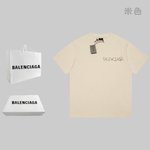 Balenciaga Clothing T-Shirt Doodle Printing Unisex Cotton