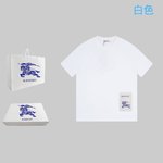 Fashion Replica
 Burberry Clothing Shirts & Blouses T-Shirt Cotton Spring Collection Vintage Short Sleeve