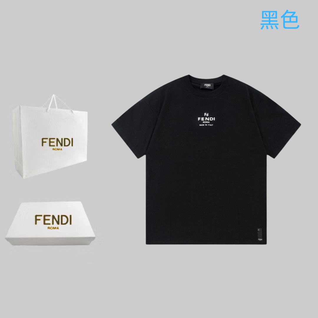 How can I find replica
 Fendi AAA+
 Clothing T-Shirt Black White Unisex Cotton Silica Gel Short Sleeve