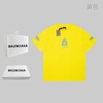 Balenciaga Clothing T-Shirt Printing Short Sleeve