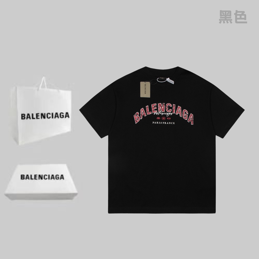 Balenciaga Clothing T-Shirt Replica For Cheap
 Printing Unisex Cotton Short Sleeve