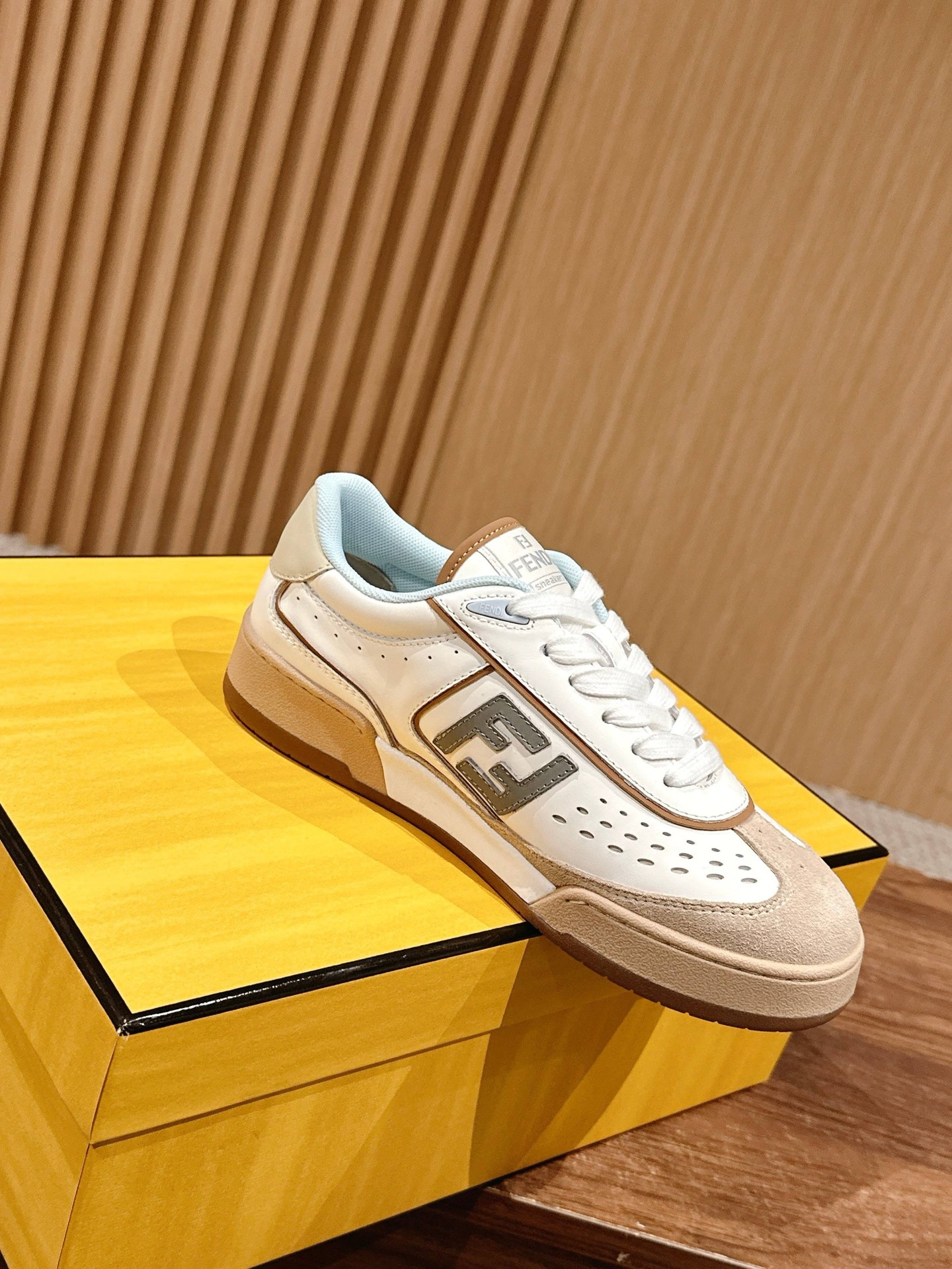 Fendi Style Leather Men's Shoes style reference detail image 3 from source 781839