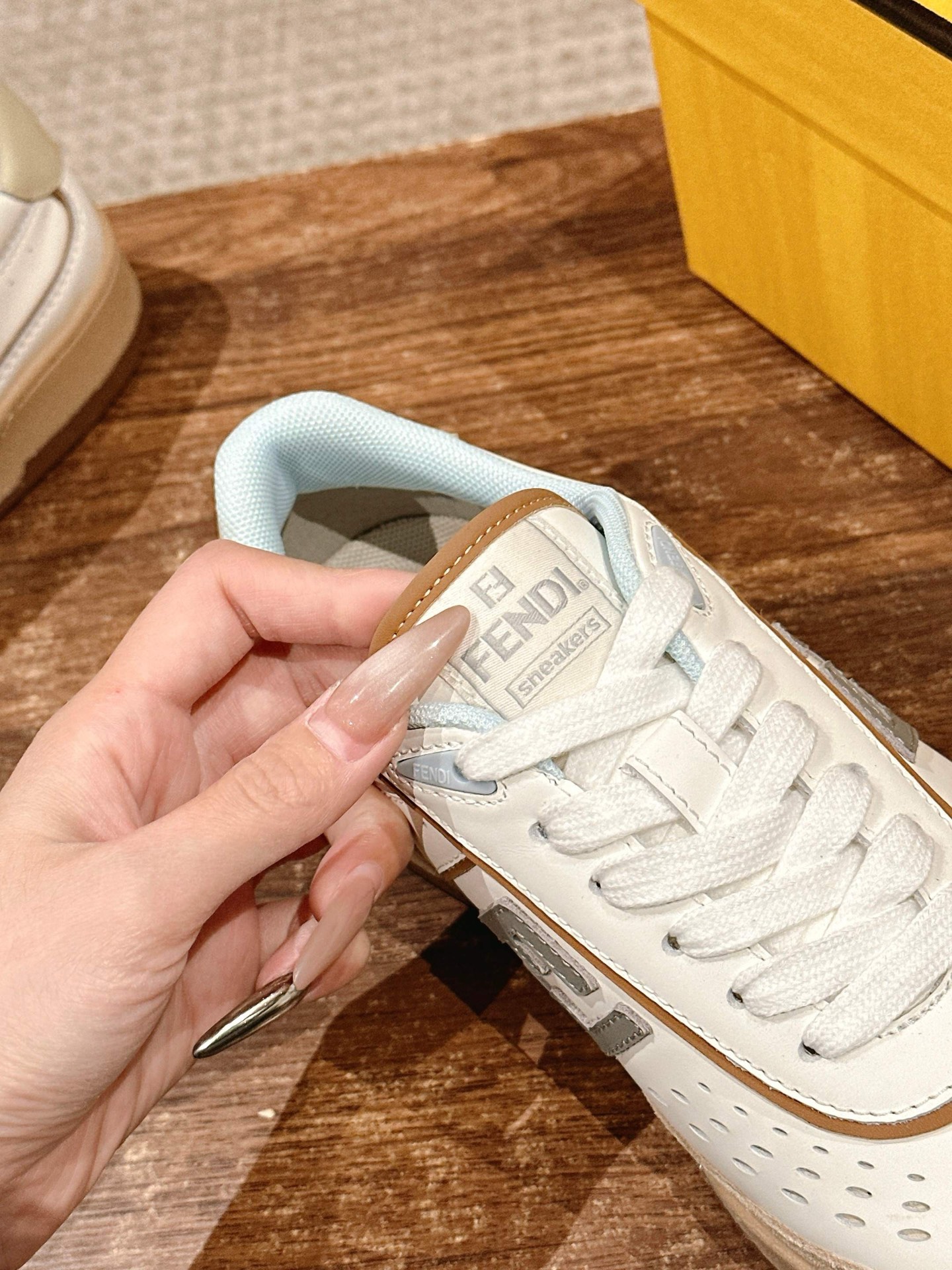 Fendi Style Leather Men's Shoes style reference detail image 7 from source 781839