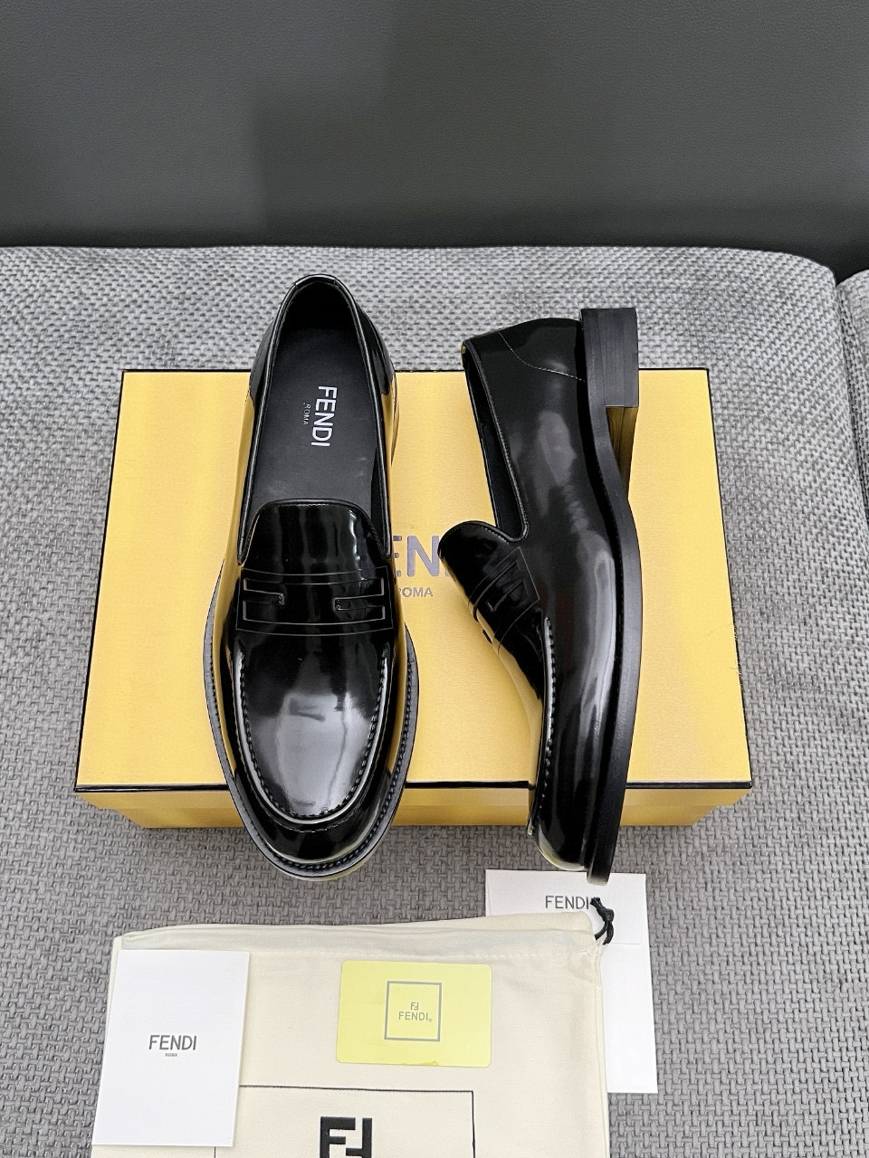 Fendi Style Leather Men's Shoes Lookbook Reference image 2