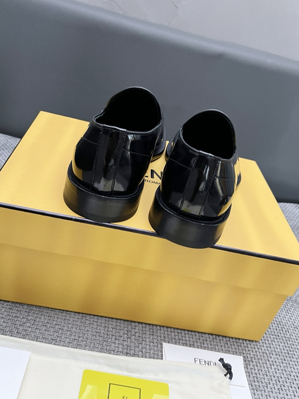 Fendi Style Leather Men's Shoes style reference detail image 5 from source 781841
