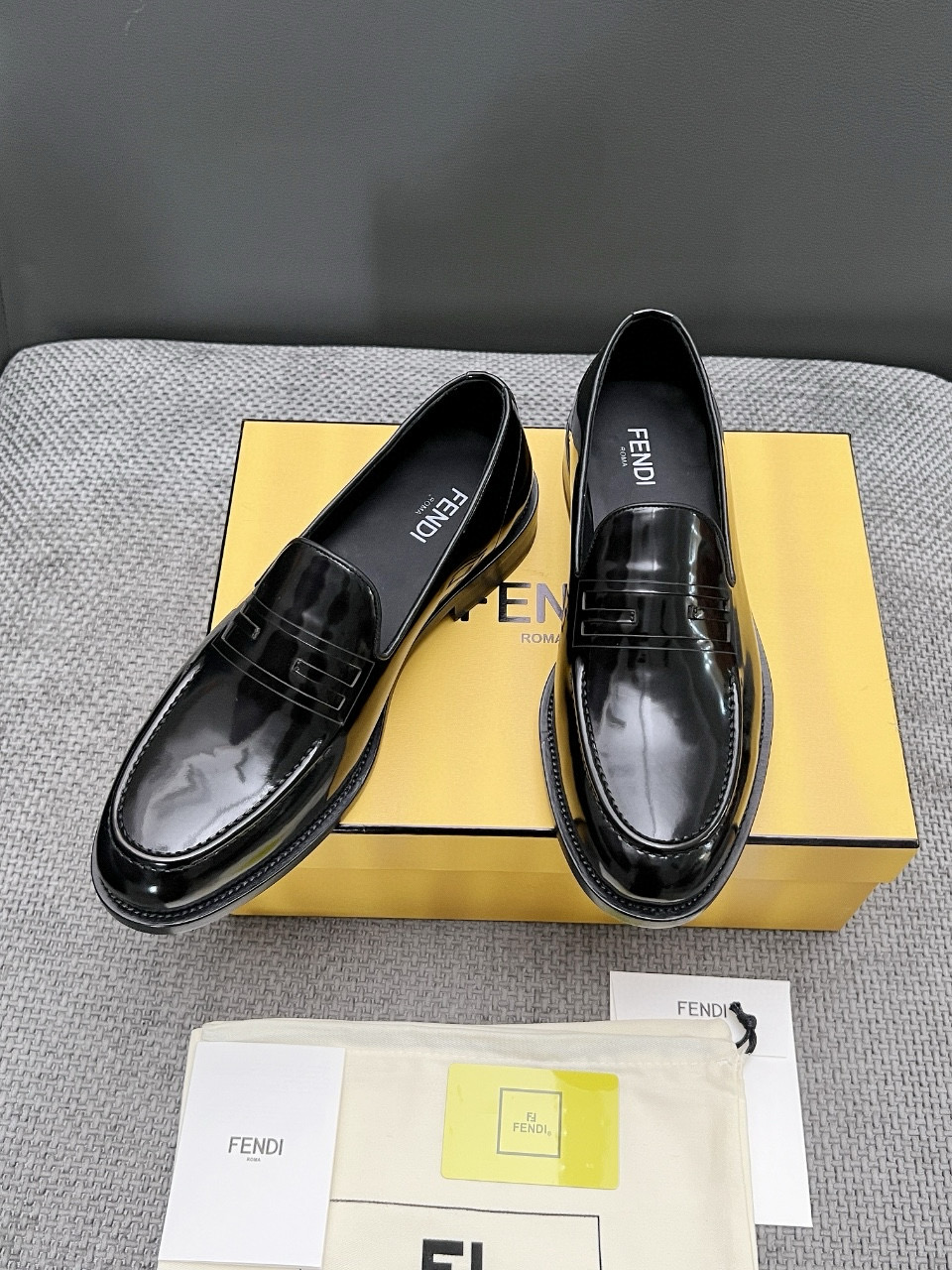 Fendi Style Leather Men's Shoes Lookbook Reference image 1