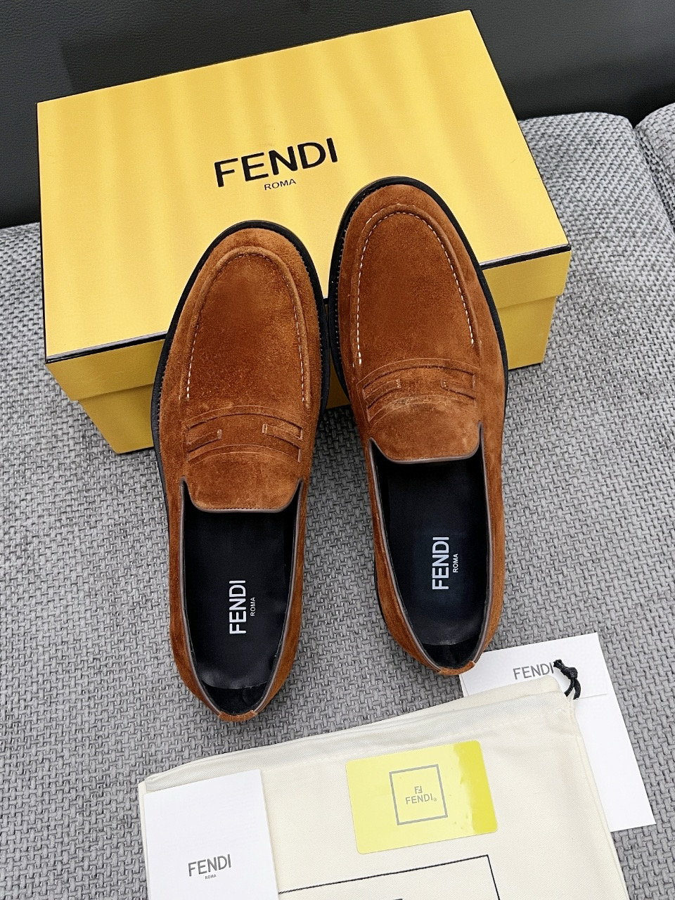 Fendi Style Leather Men's Shoes Lookbook Reference image 1