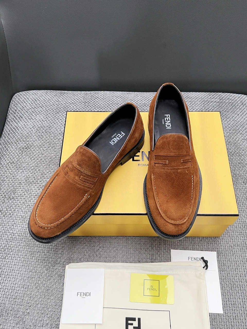 Fendi Style Leather Men's Shoes Lookbook Reference image 2
