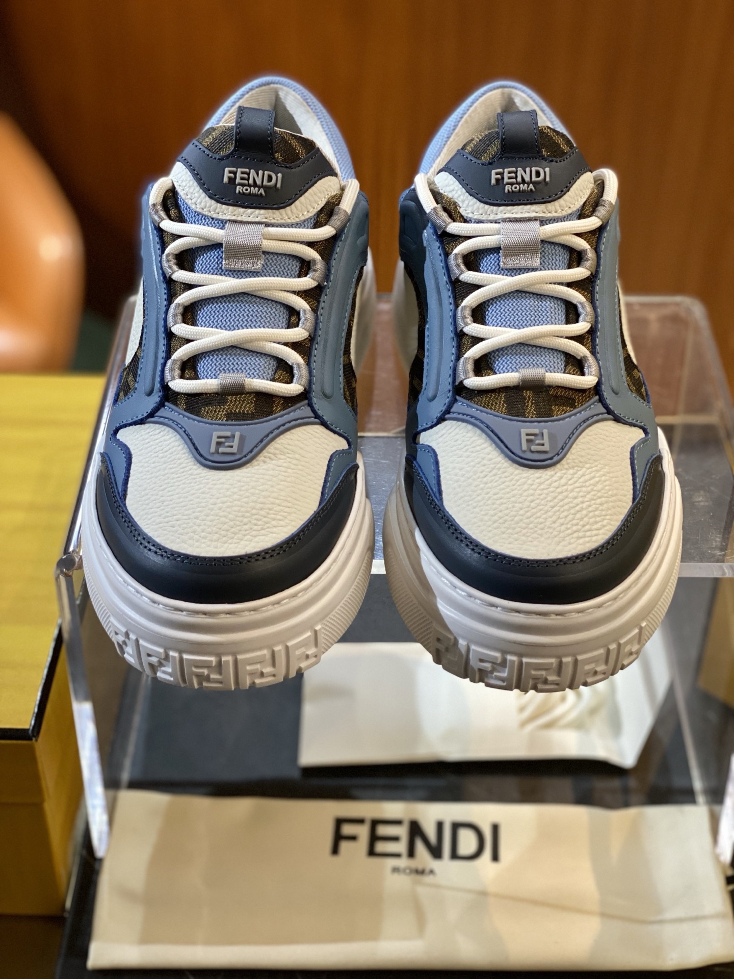 Fendi Style Leather Men's Shoes Lookbook Reference image 2