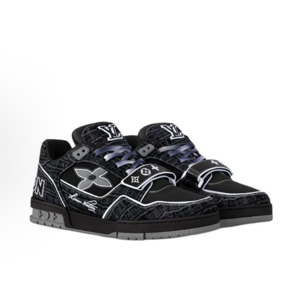 LV Style Black Leather Men's Shoes style reference detail image 3 from source 780753