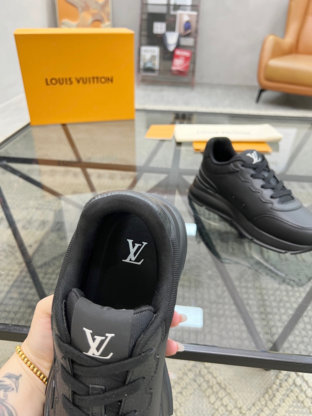 LV Style Leather Men's Shoes style reference detail image 7 from source 780772