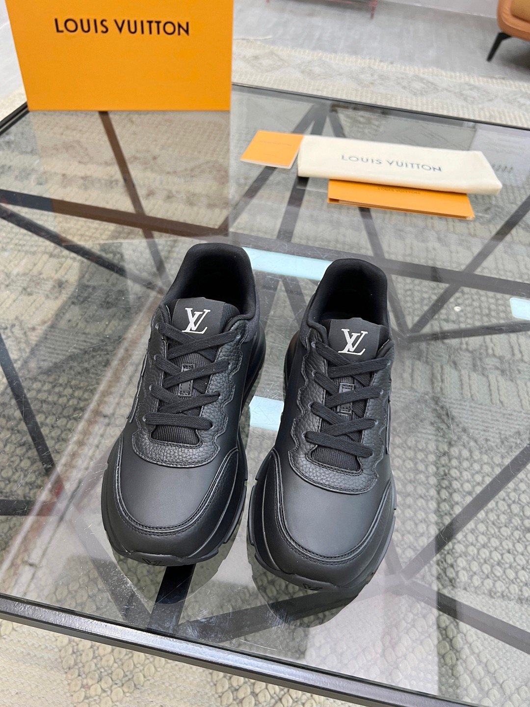 LV Style Leather Men's Shoes Lookbook Reference image 1