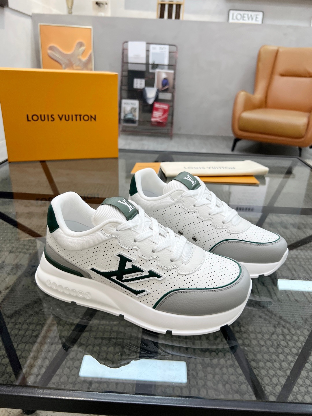 LV Style Leather Men's Shoes Lookbook Reference image 2