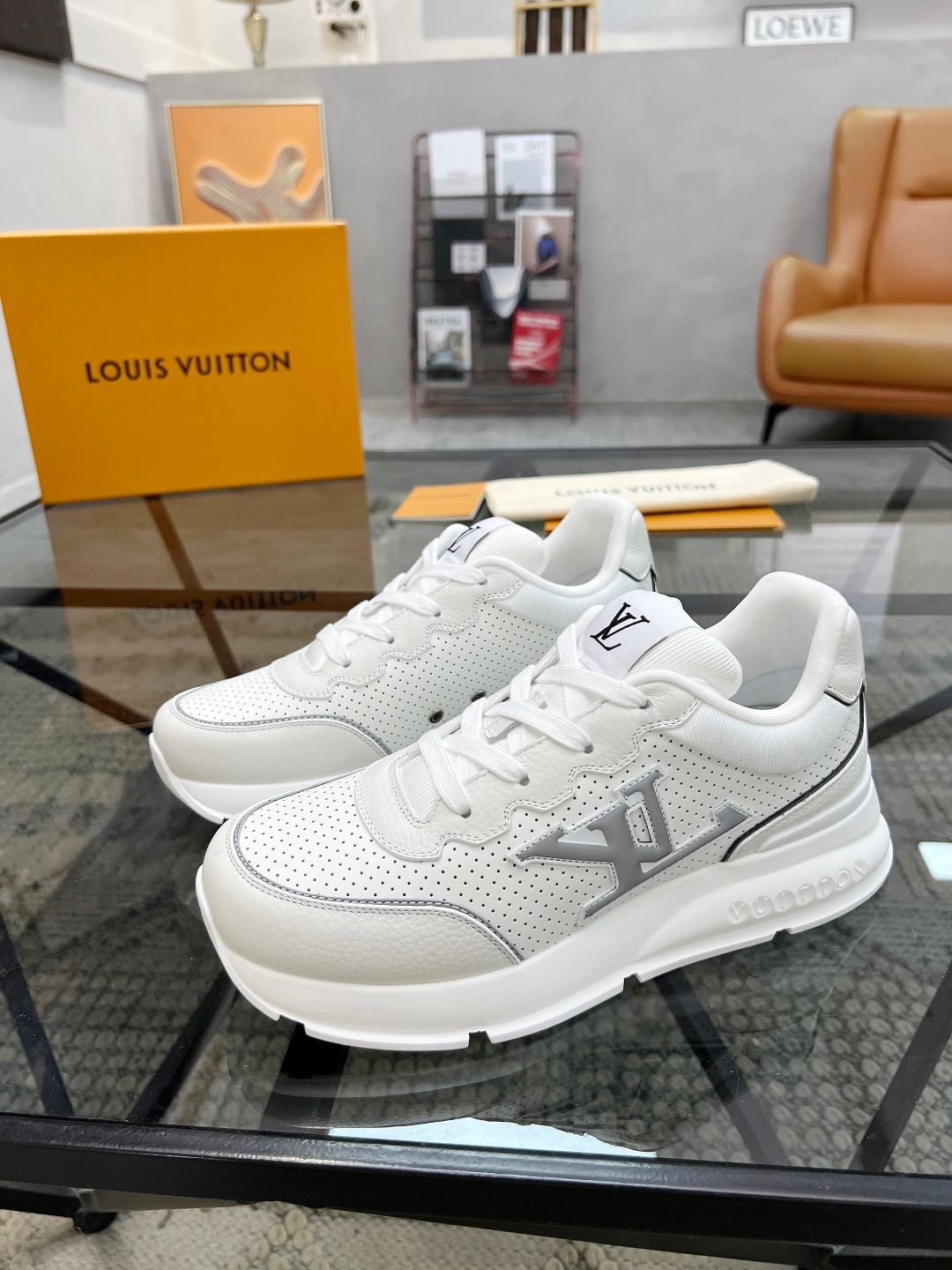 LV Style Leather Men's Shoes Lookbook Reference image 1
