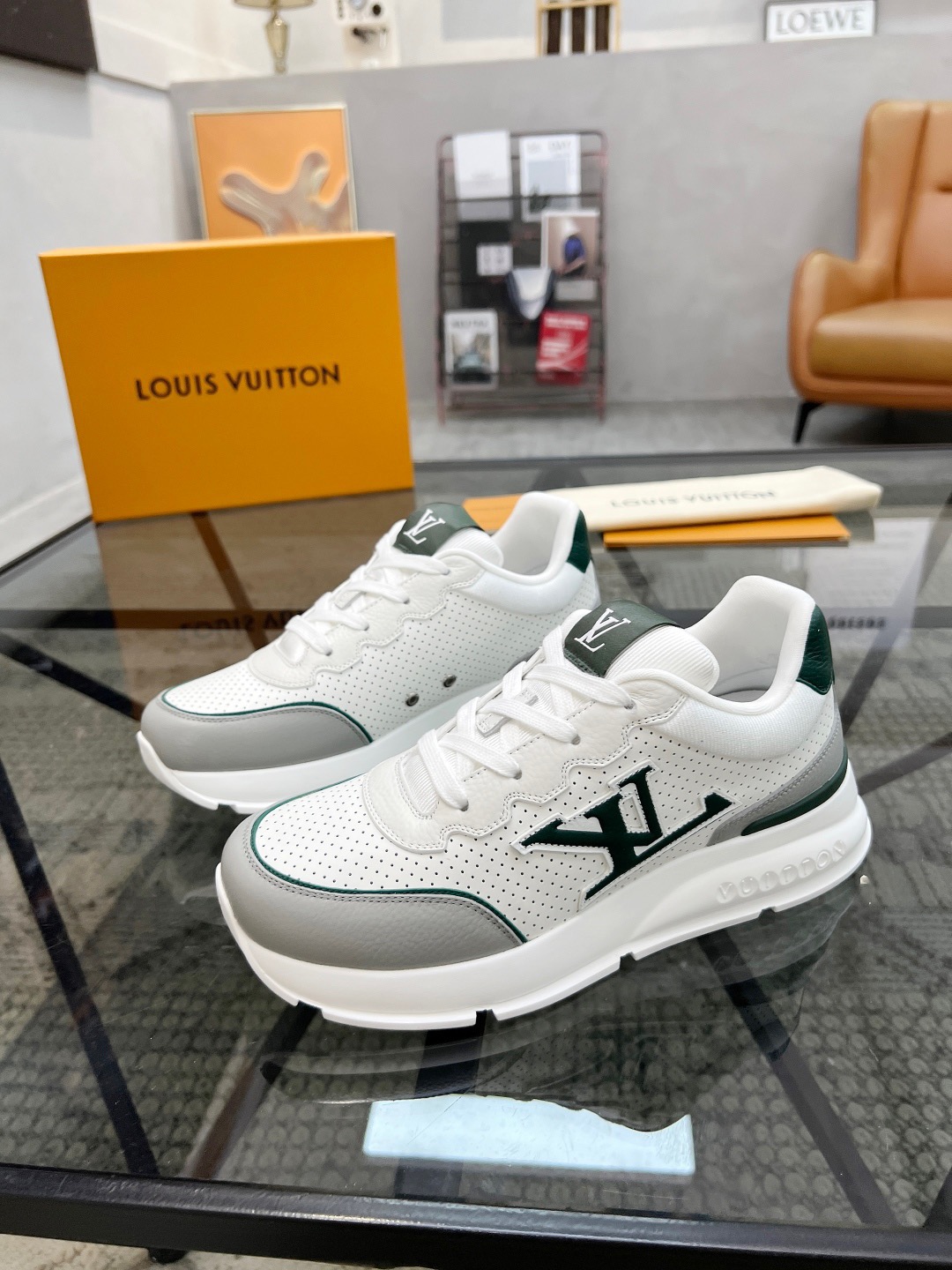 LV Style Leather Men's Shoes Lookbook Reference image 1