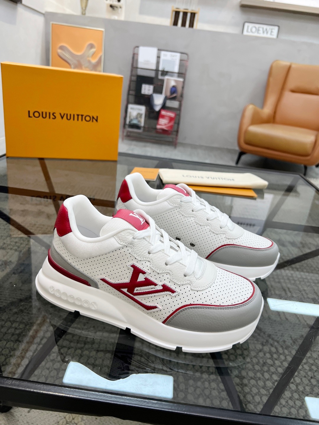 LV Style Leather Men's Shoes Lookbook Reference image 2