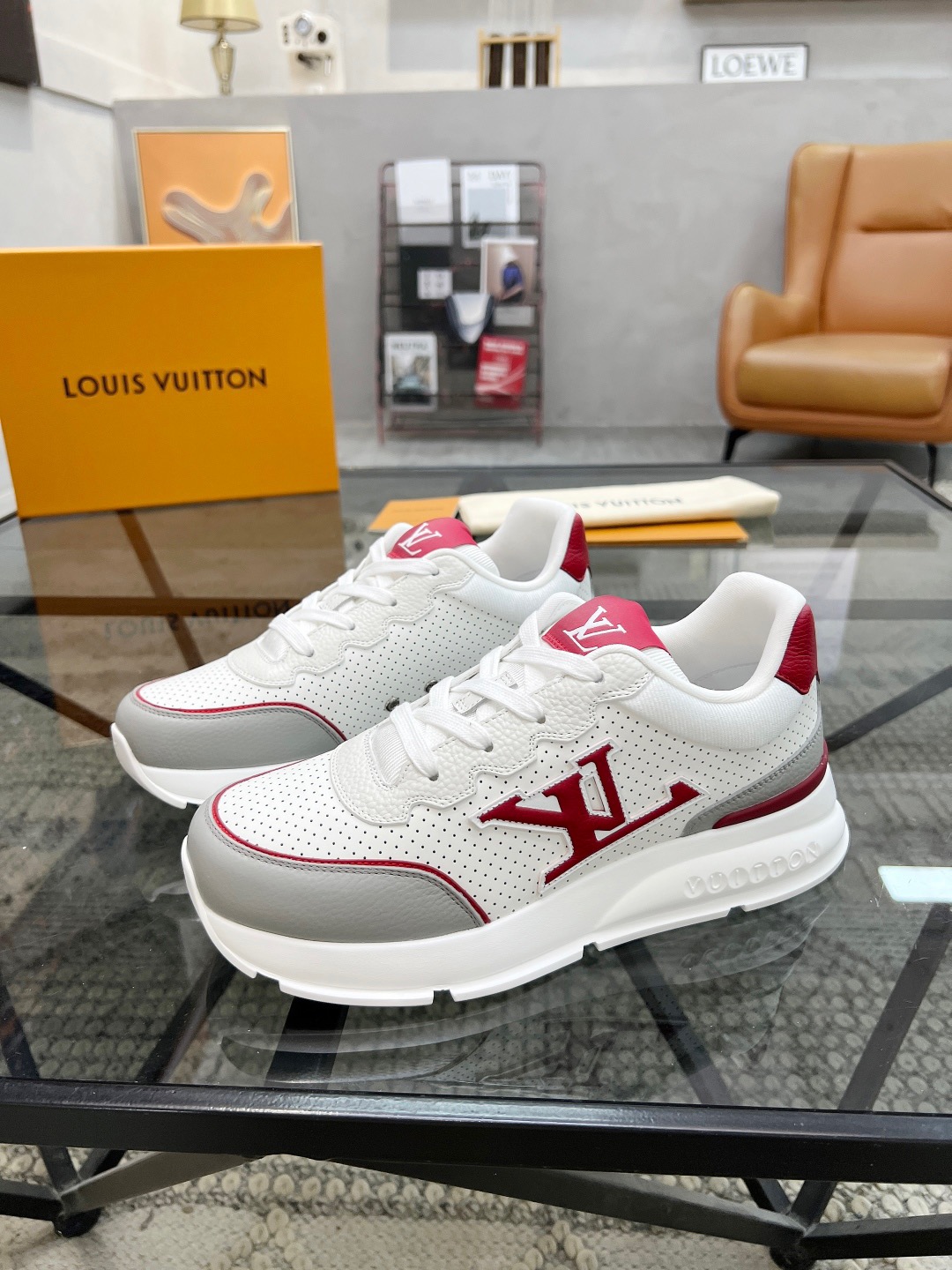 LV Style Leather Men's Shoes Lookbook Reference image 1