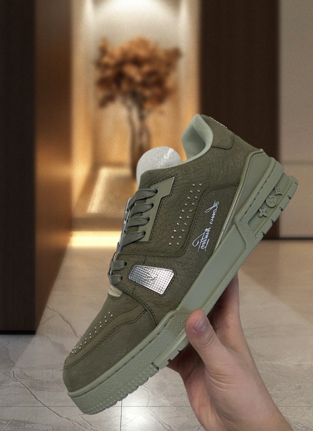 LV Style Leather Men's Shoes Lookbook Reference image 2