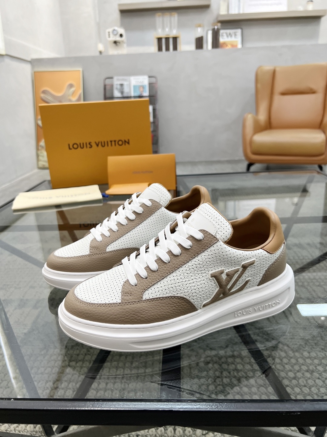 LV Style Leather Men's Shoes Lookbook Reference image 1